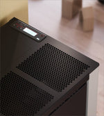 Carica l'immagine nel visualizzatore di Gallery, Stufa a pellet ventilata CADEL Cristal 7 kW Wi-Fi antracite Ultimo pezzo sala mostra