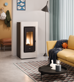 Carica l'immagine nel visualizzatore di Gallery, Stufa a pellet ventilata CADEL nuova Prince 11 kW 5 stelle