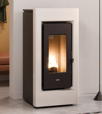 Carica l'immagine nel visualizzatore di Gallery, Stufa a pellet ventilata CADEL nuova Prince 11 kW 5 stelle