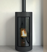 Carica l'immagine nel visualizzatore di Gallery, Stufa a pellet ventilata CADEL Shell UP 9,1 kW wi-fi