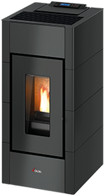 Carica l'immagine nel visualizzatore di Gallery, Stufa a pellet ventilata CADEL Cristal 9 wifi