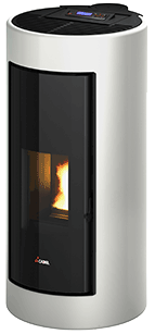 Carica l'immagine nel visualizzatore di Gallery, Stufa a pellet ventilata CADEL Shell UP 9,1 kW wi-fi