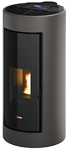 Carica l'immagine nel visualizzatore di Gallery, Stufa a pellet ventilata CADEL Shell PS 9,1 kW wi-fi