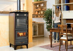 Carica l&#39;immagine nel visualizzatore di Gallery, Stufa a legna canalizzata Clementi Elite Classica 13kw con forno
