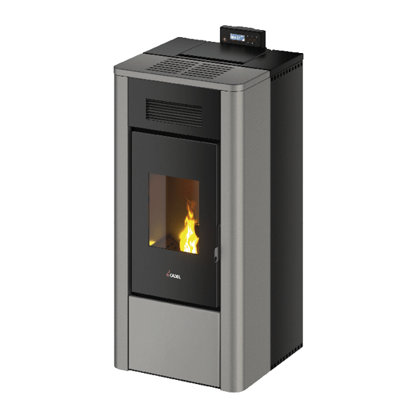 Termostufa a pellet CADEL RIVER IDROTECH 24 acciaio