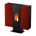 Carica l&#39;immagine nel visualizzatore di Gallery, Stufa a pellet canalizzata Cadel Wall3 Plus 10kw WiFi
