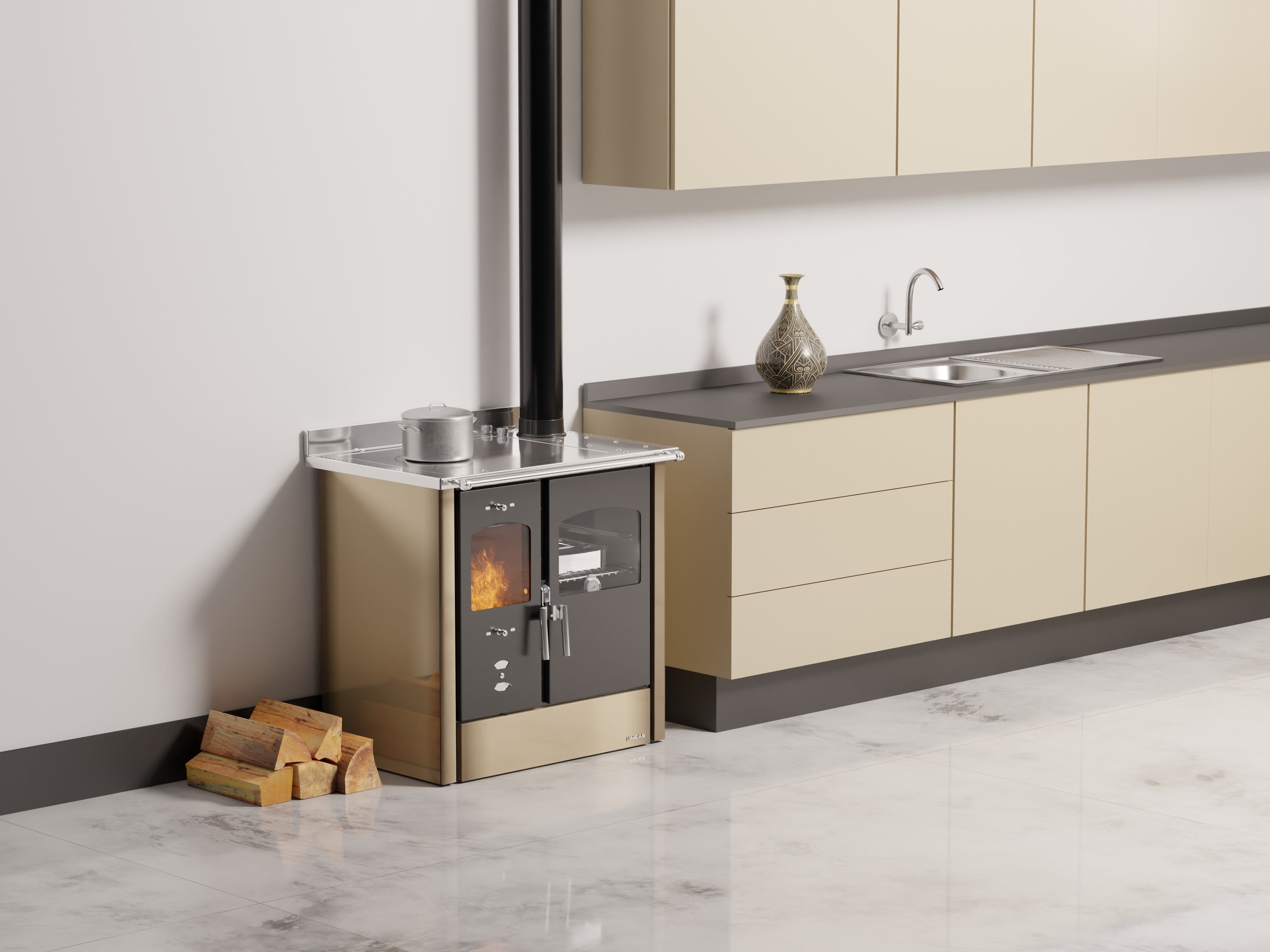 Cucina a legna Lincar Omega - ULTIMI PEZZI DISPONIBILI