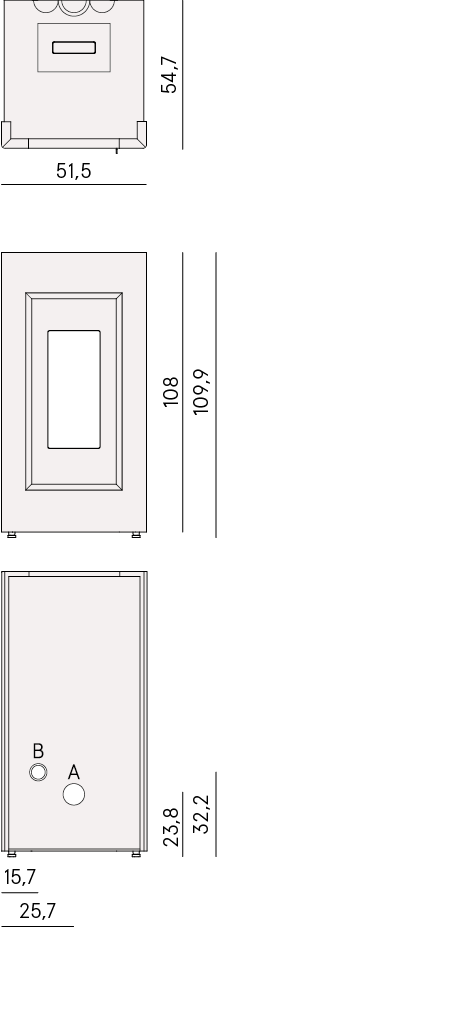 Stufa a pellet ventilata CADEL nuova Prince 11 kW 5 stelle