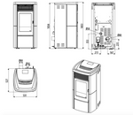 Carica l&#39;immagine nel visualizzatore di Gallery, Termostufa a pellet MCZ Star Hydromatic Maestro 12 kW
