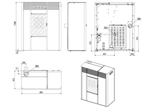 Termostufa a pellet MCZ Thea Hydro 16