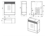 Carica l&#39;immagine nel visualizzatore di Gallery, Termostufa a pellet MCZ Aki Hydromatic Maestro 18 M2 ceramica
