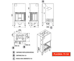 Carica l&#39;immagine nel visualizzatore di Gallery, Camino monoblocco a legna MCZ Plasma 75
