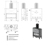 Carica l&#39;immagine nel visualizzatore di Gallery, Camino monoblocco a legna MCZ Plasma 115 Q wood
