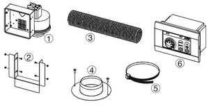 Kit canalizzazione MCZ Comfort Air BASIC VF