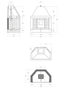 Camino prefabbricato in cemento Marsicamin M130REF