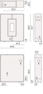 Carica l&#39;immagine nel visualizzatore di Gallery, Stufa a pellet canalizzata CADEL TILE PLUS 10 kW
