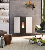 Carica l&#39;immagine nel visualizzatore di Gallery, Stufa a pellet canalizzata Cadel Wall3 Plus 10kw WiFi
