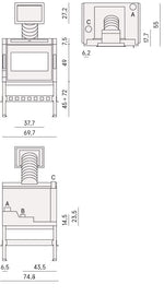 Carica l&#39;immagine nel visualizzatore di Gallery, Inserto a pellet Cadel Zefiro 9,3kW
