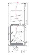 Carica l&#39;immagine nel visualizzatore di Gallery, Camino monoblocco a legna MCZ Plasma 115 Q wood
