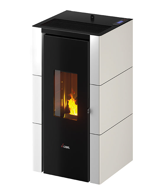 Stufa a pellet ventilata CADEL Cristal 7 kW UP! Wi-Fi