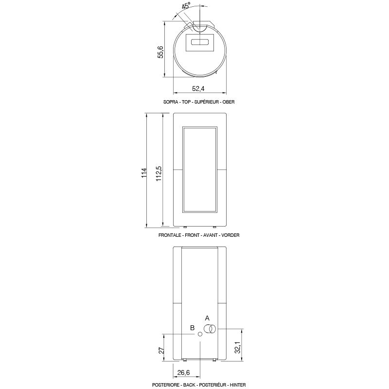 Stufa a pellet ventilata CADEL Shell PS 9,1 kW wi-fi