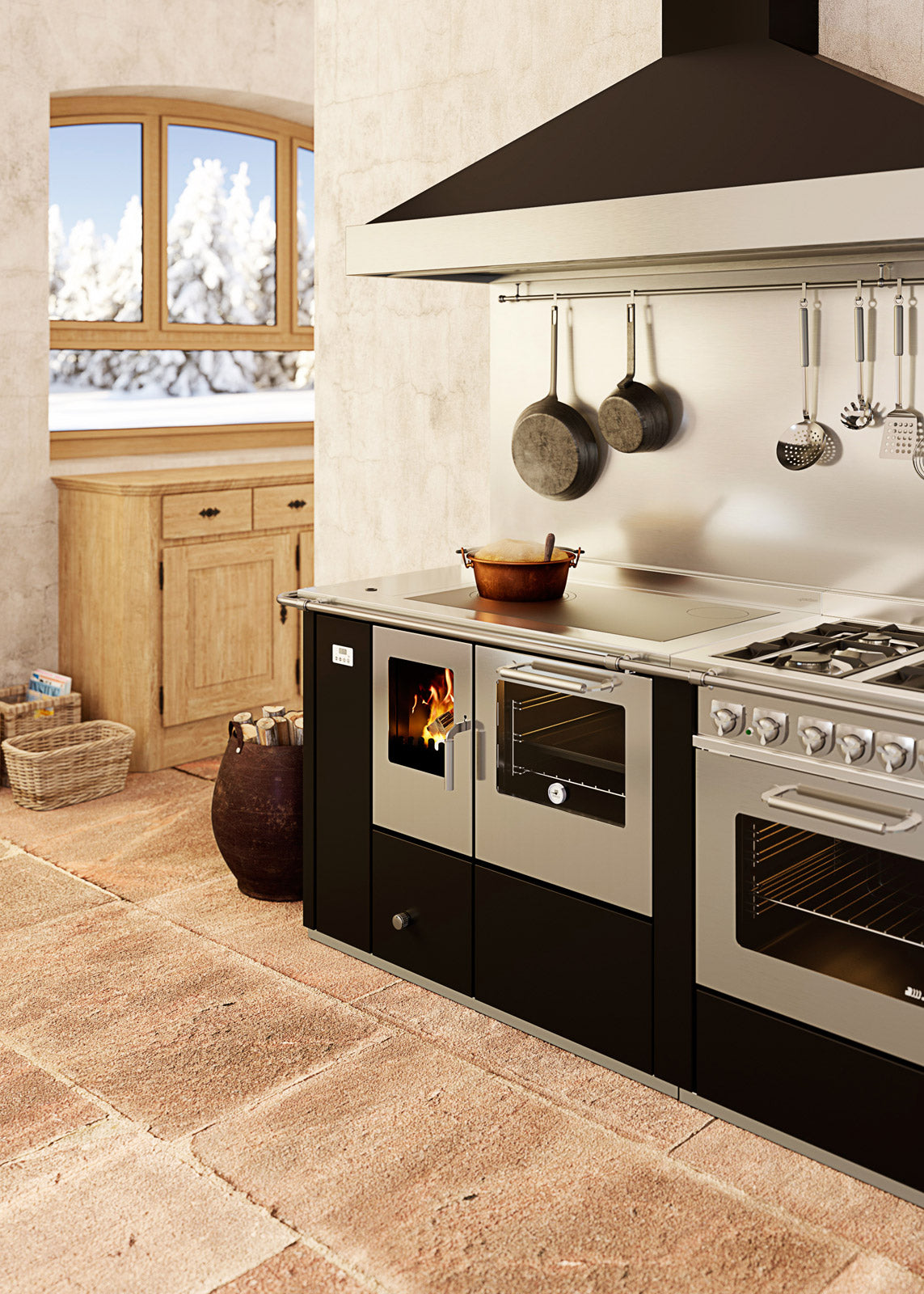 Termocucina a legna DeManincor EKB110