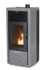 Carica l&#39;immagine nel visualizzatore di Gallery, Stufa a pellet ventilata MCZ Star Air UP! Maestro 8 kW Stone
